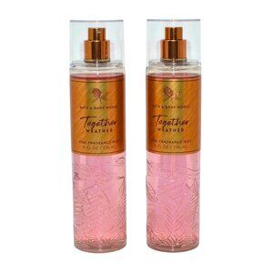 Bath and Body Works Together Weather Fine Fragrance Mist Set of 2